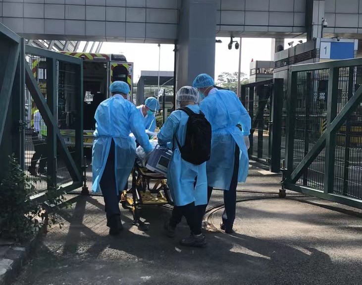 南京香港出入境救护车出租